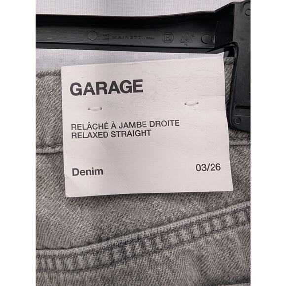 NWT Garage Women's Relaxed Straight Jeans in Iron Grey size 3 - Picture 4 of 7